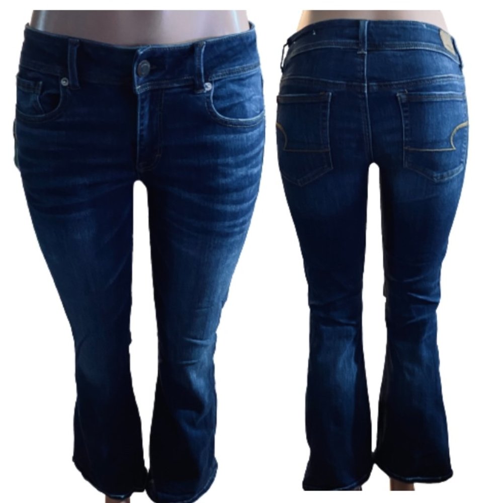 AMERICAN EAGLE OUTFITTER | SZ10 KICKBOOT STRECHABLE JEANS